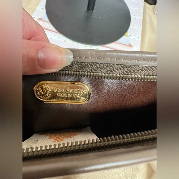 ⭐️Mario Valentino Brown Clutch